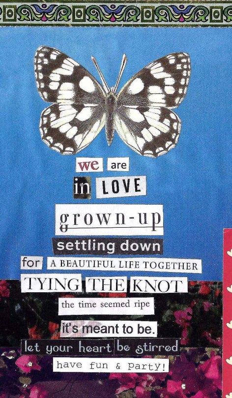 jenny robins - wedding collage - we are in love